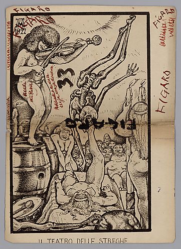 "Fígaro" (Mariano José de Larra): Article Clippings, Notes, and Manuscript Drafts