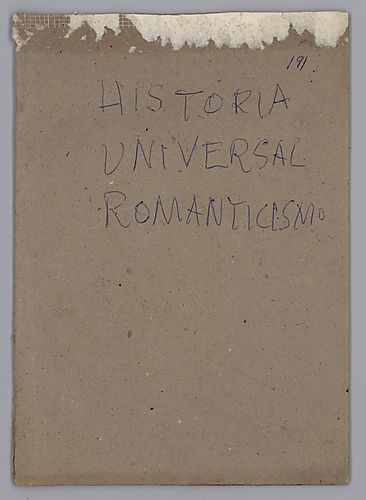 "Historia universal romanticismo": Article Clippings
