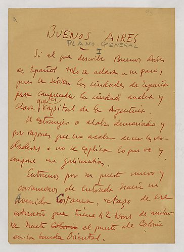 "Buenos Aires: plano general"