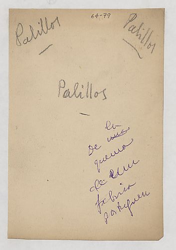 "Palillos"