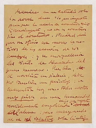 "Novela/Ideas sobre la novela"