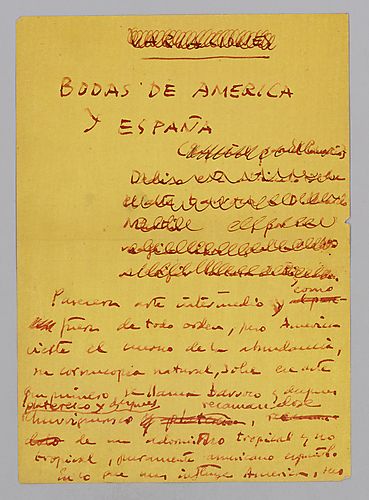 "Bodas de América y España"