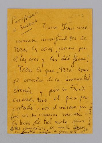 "Dios": Various Notes
