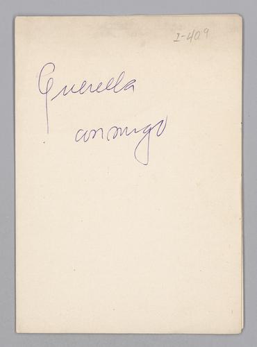 "Querella conmigo"