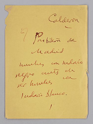 "Calderón de la Barca"