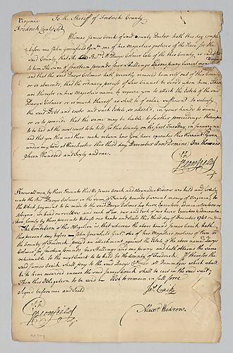 Davys Colmer’s debt to James Craik