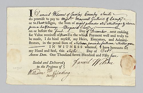 Daniel Wilson’s debt to Maxwell Guthrie & Co.