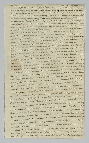Charles Nisbet to Alexander Addison