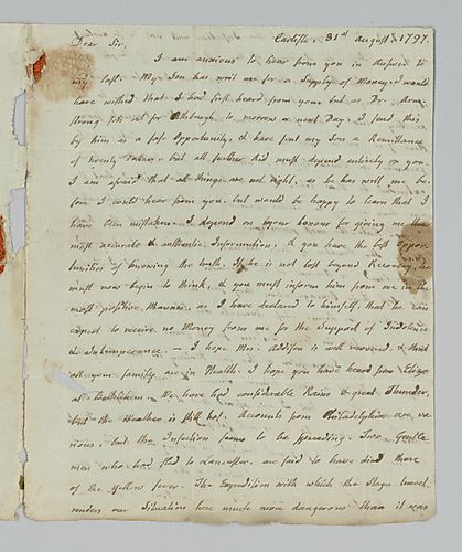Charles Nisbet to Alexander Addison