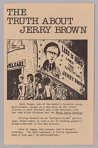 "The Truth About Jerry Brown" Pamphlet