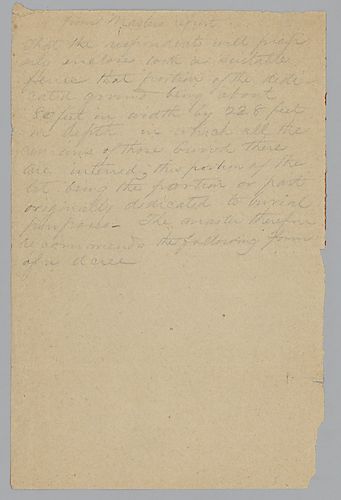 Master's Report, Decree of the Court (rough copy)