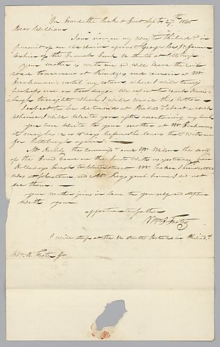 From William B. Foster to William Foster, Jr.
