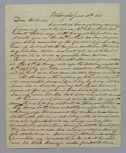 From William B. Foster to William Foster, Jr.