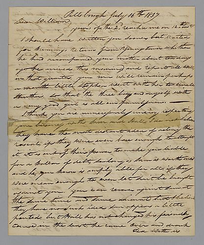 From William B. Foster to William Foster, Jr.