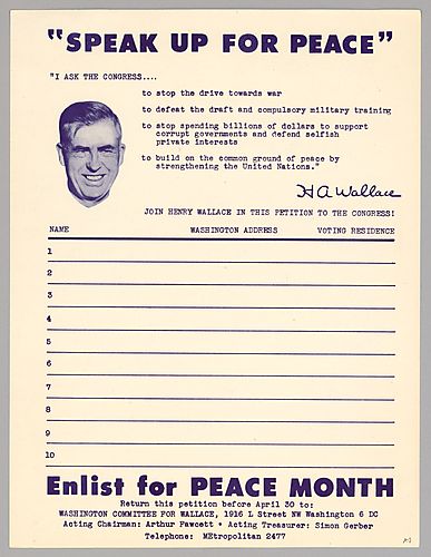 "Speak up for Peace"