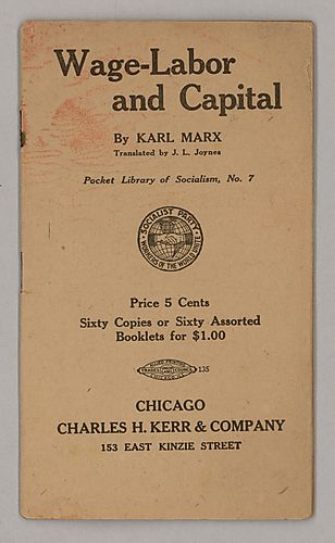 "Wage-Labor and Capital", By Karl Marx
