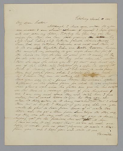 From Henrietta Foster to William Foster, Jr.