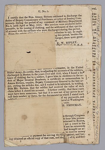 Printed extract from publication on case of William Foster
