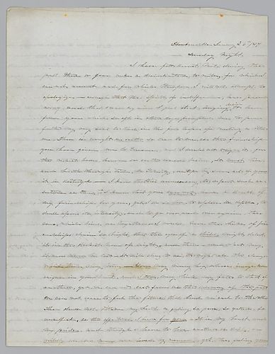 Letter from Hannah S. to Morrison Foster