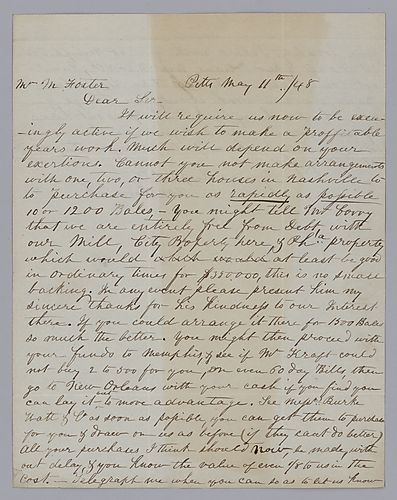 Letter from P. McCormick to Morrison Foster