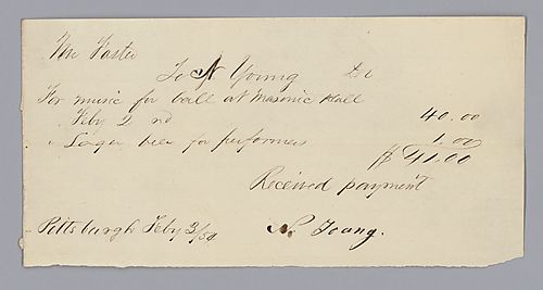 Letter from Morrison Foster to N. Young