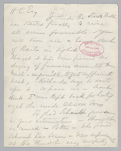 Carnegie writes on the stock market's rise. He closes with a call "to bag Eland."