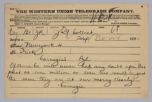 Carnegie writes that [unmentioned person] is at the mercy of the company