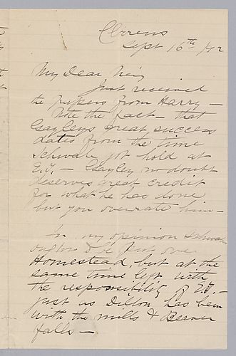 Dod gives his approval that Schwab is the man to fix Homestead once the strike is over