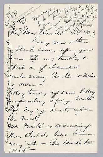 Carnegie writes on the various management of other personnel troubles. He also writes on his vacation to Italy for the winter