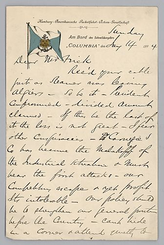 Carnegie discusses his concern about the position of Carnegie Steel Company nationally, stating, "Carnegie S Co has become the Malakoff of the industrial situation." Also, he discusses troubles involving the manufacturing of plate [armor]