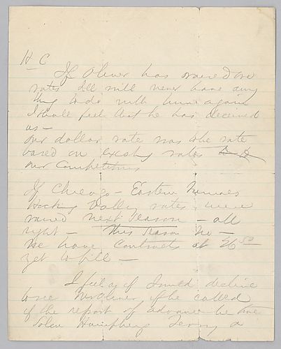 Carnegie writes on ore rates fro Oliver and his anger at Oliver's deception