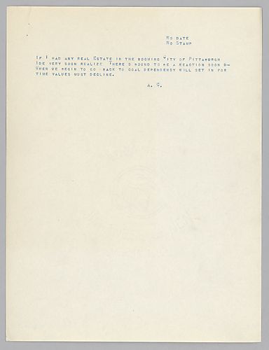 Carnegie writes on reverting to a goal dependency system