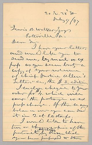 Letters and Papers of Lewis Walker