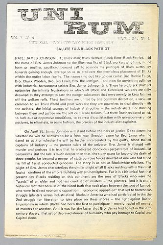 Uni Rum Pamphlet