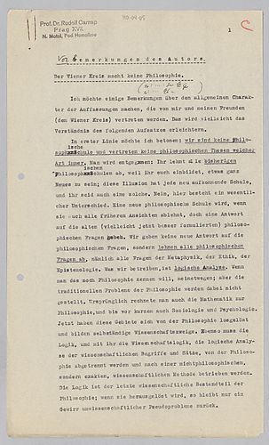 Early Manuscripts and Reviews (Items 5-10)