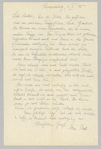 Carnap to his Mother and Sister Agnes (Feldpostbriefe) (Items 54-123)