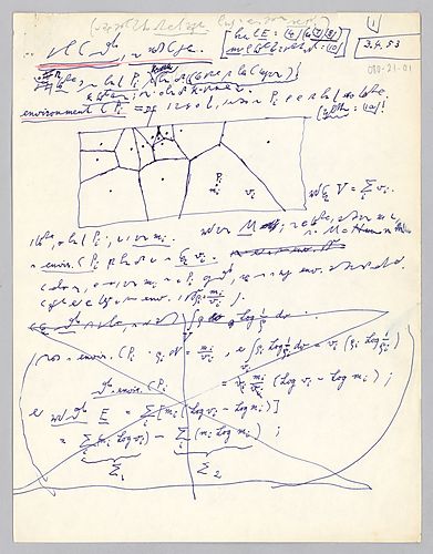 Entropy Notes (Abstract Concept), (Items 1-2)