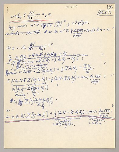 Entropy Notes (Abstract Concept), (Items 3-5)