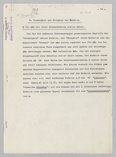Ms. "Allgemeine Axiomatik" Teil I, (Items 4-5)