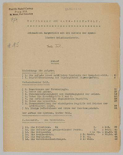 Ms. "Topologie" (K-Z-System), (Item 7a)