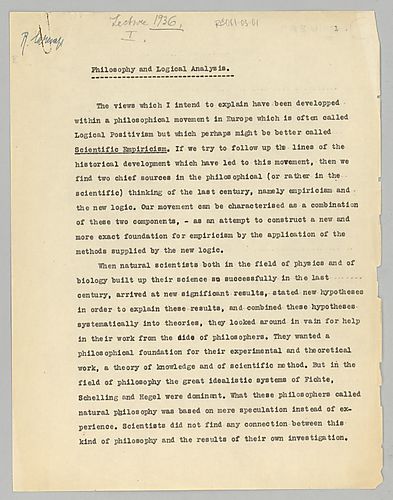 Single Lectures, Old – 1936 (Alle K Ms. separiert aber noch nicht numeriert), (Items 1-2)