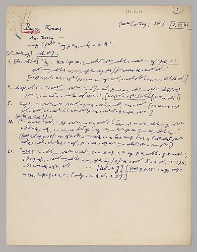 Bayes, Thomas