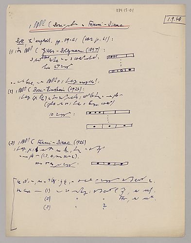 Bose-Einstein, Fermi-Dirac