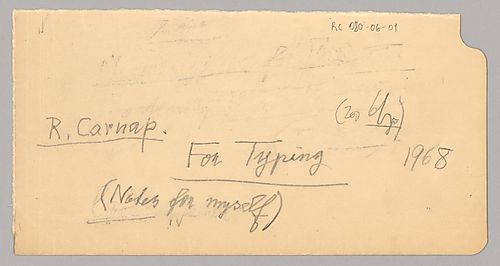 For Typing (Notes for Myself)