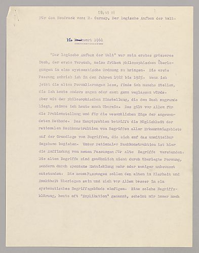 Vorwort zum Aufbau