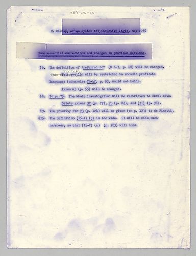 Ditto Masters: An Axiom System of Inductive Logic, §19