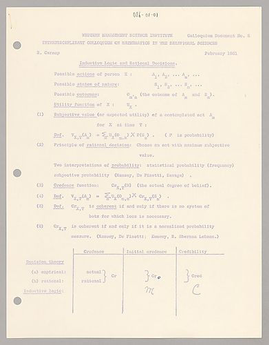 Formulas for Inductive Logic