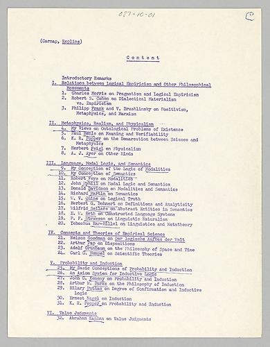 The Philosophy of Rudolf Carnap: "Replies"