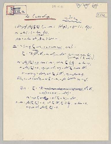 B, vom April 1941 (und 1943 –XVIII), (Items 1-2)