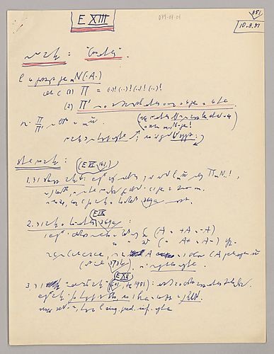 E XII-XIII, neue Methode für geordneten Bereich, (Items 1-3)